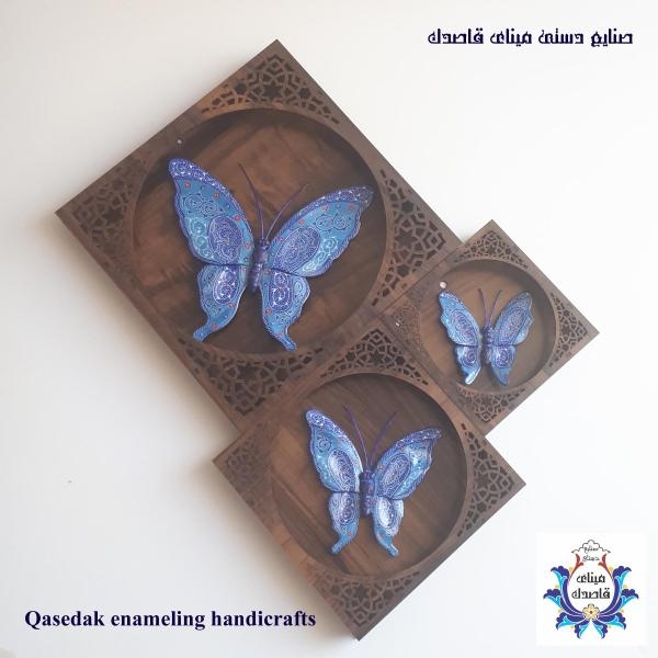 قاب ست پروانه میناکاری کد 10