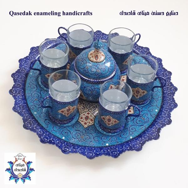 سرویس چایخوری میناکاری کد ۱