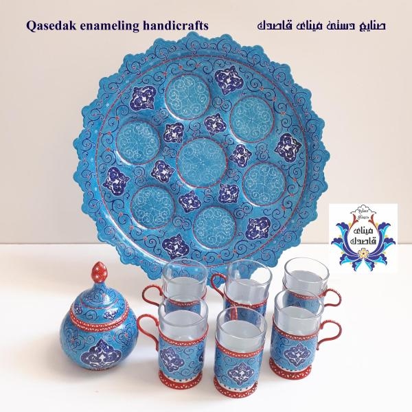 سرویس چایخوری میناکاری کد ۲