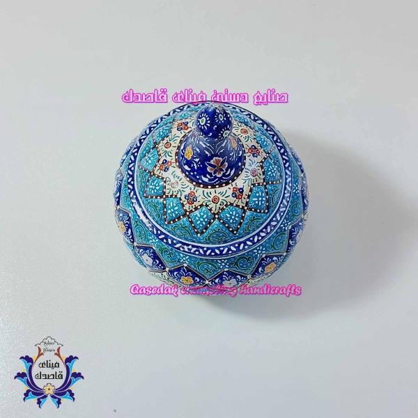 قندان میناکاری سایز متوسط کد ۲۸۲۵