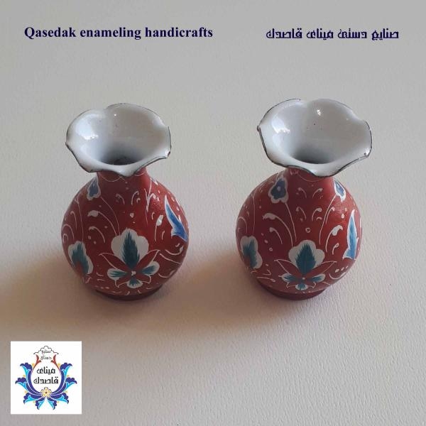 گلدان میناکاری ۴ سانتیمتر  کد ۱