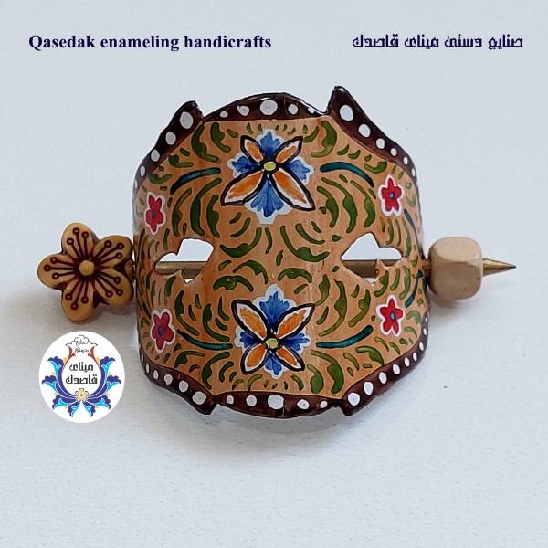گیره مو میناکاری کد ۲