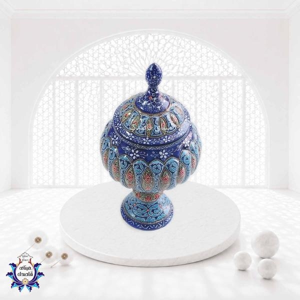 قندان پایه دار ۲۲ سانتیمتر کد ۵