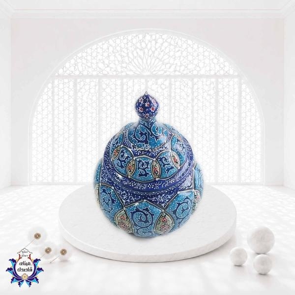 قندان میناکاری سایز کوچک کد ۲۸۲۹