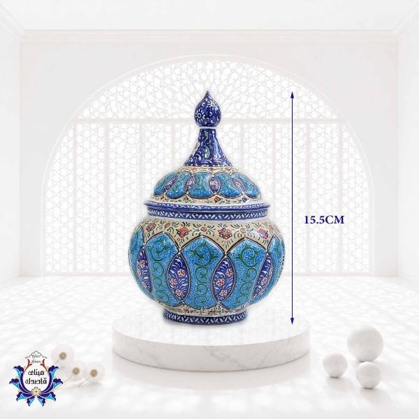 قندان میناکاری سایز متوسط کد ۲۸۲۶