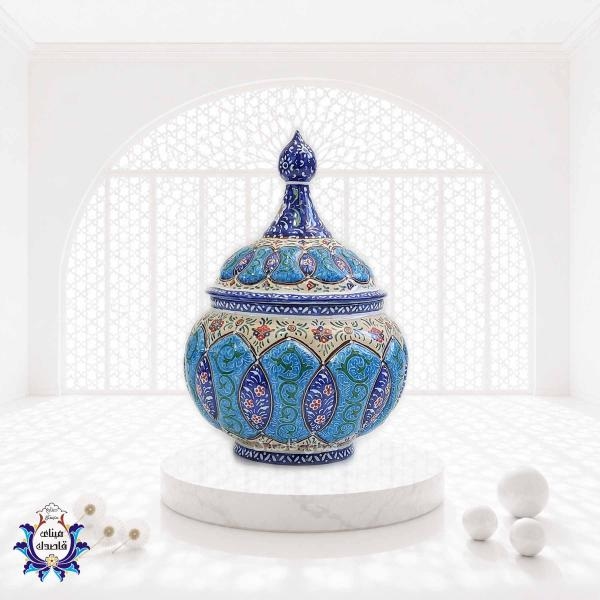 قندان میناکاری سایز متوسط کد ۲۸۲۶