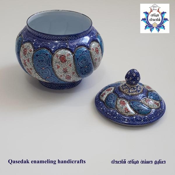 قندان میناکاری سایز متوسط کد ۲۸۲۴