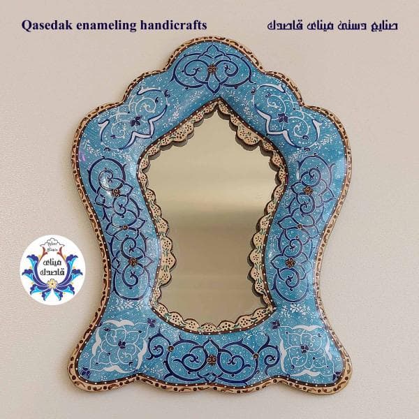 آیینه و شمعدان میناکاری کد ۳