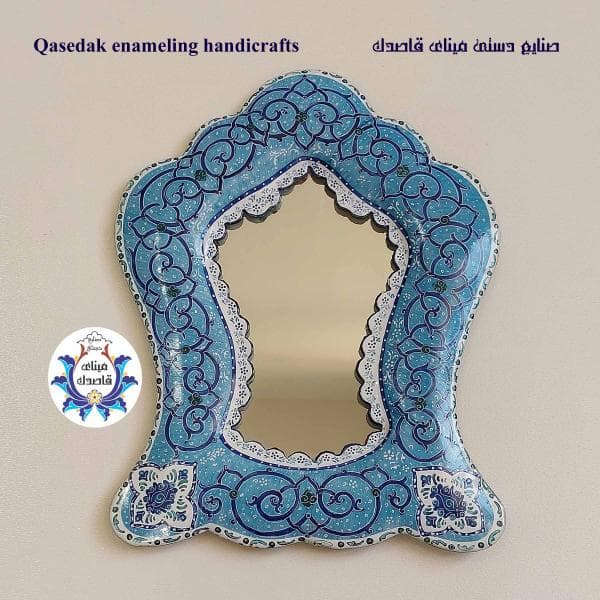 آیینه و شمعدان میناکاری کد ۴