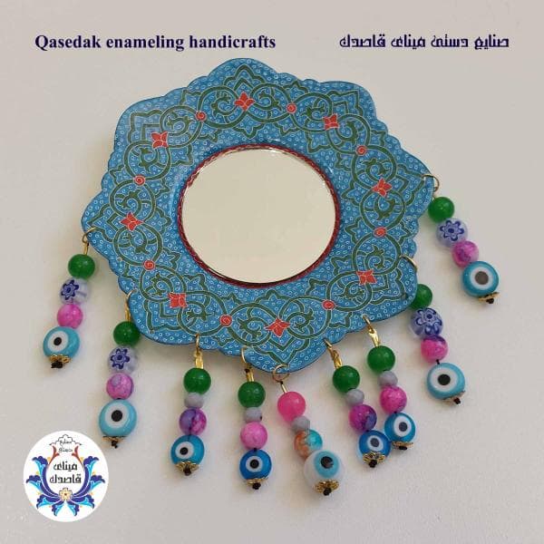 آیینه چشم و نظر میناکاری کد ۱
