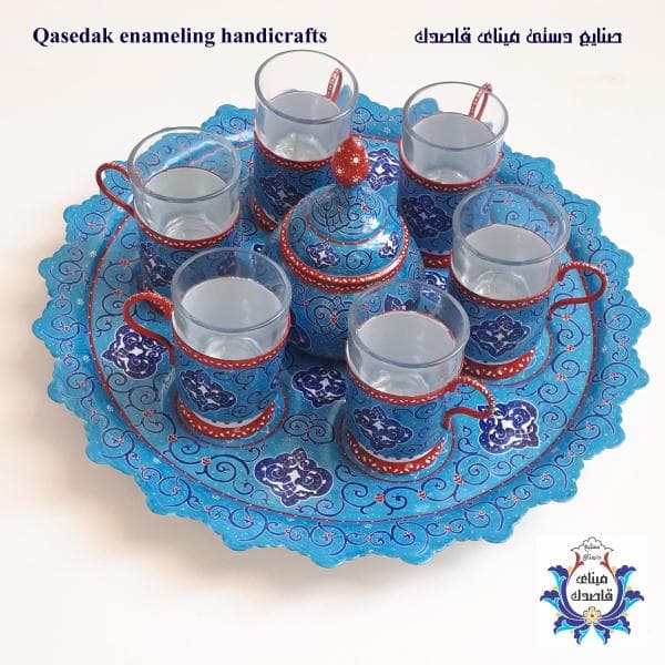 سرویس چایخوری میناکاری کد ۲