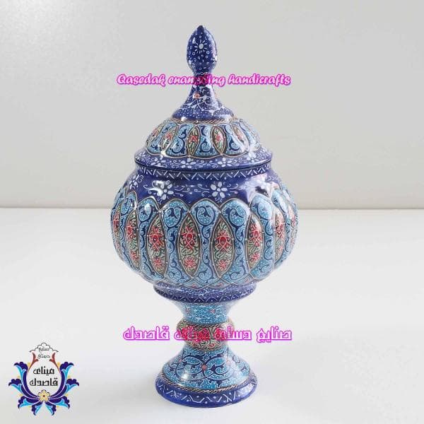 قندان پایه دار ۲۲ سانتیمتر کد ۵