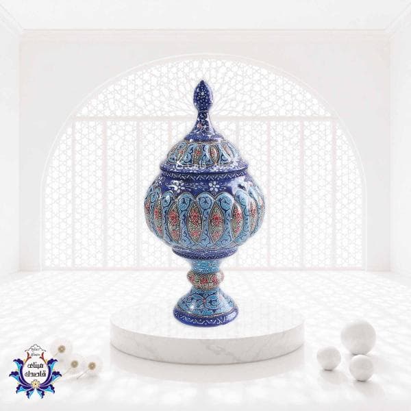 قندان پایه دار ۲۲ سانتیمتر کد ۵