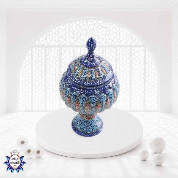 قندان پایه دار ۲۲ سانتیمتر کد ۵