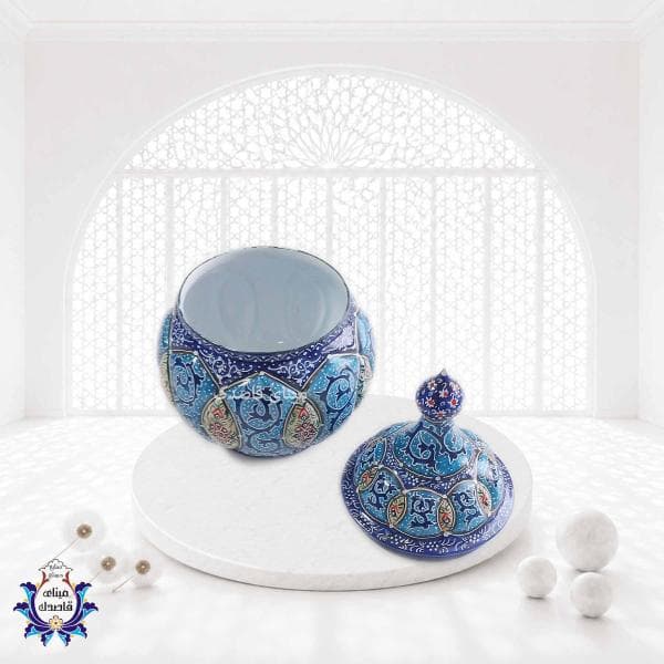 قندان میناکاری سایز کوچک کد ۲۸۲۹