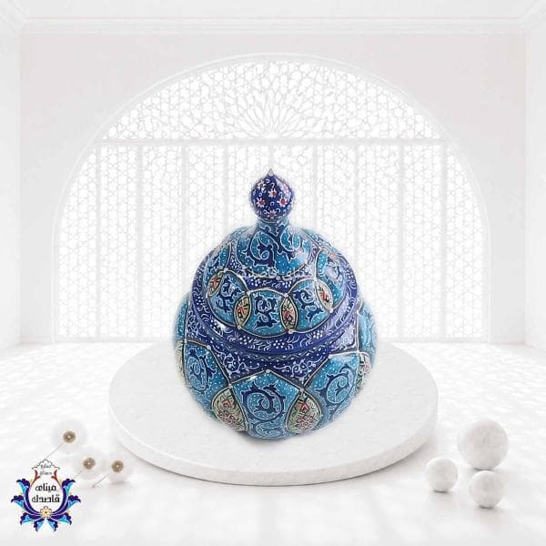 قندان میناکاری سایز کوچک کد ۲۸۲۹
