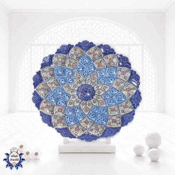 بشقاب میناکاری ۳۰ سانتیمتر کد 1397