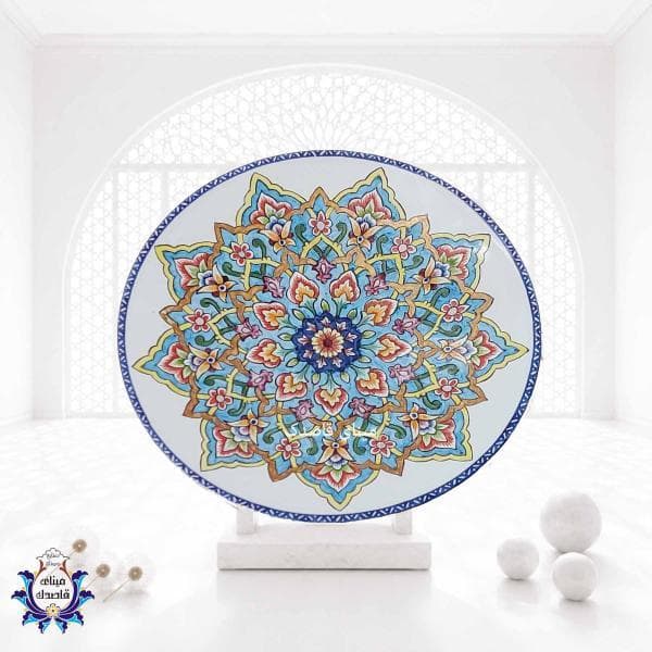 بشقاب میناکاری ۱۶ سانتی‌متر کد 1042