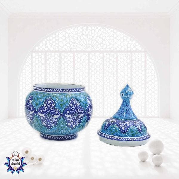 قندان میناکاری سایز کوچک کد ۲۸۲۸