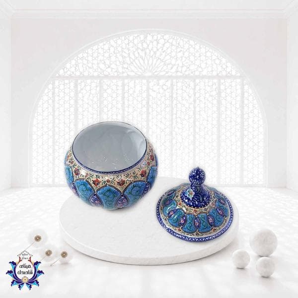 قندان میناکاری سایز متوسط کد ۲۸۲۶