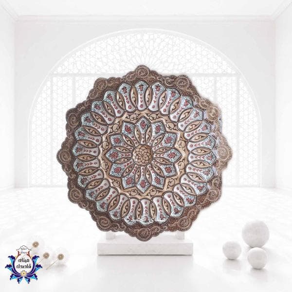 بشقاب میناکاری ۲۰ سانتیمتر  کد ۱۱۴۹