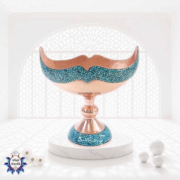 کشکول فیروزه‌کوبی سایز ۲
