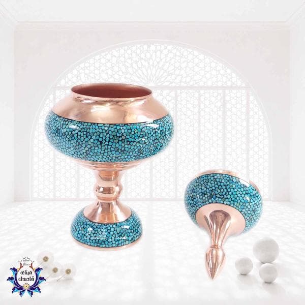 شکلات‌خوری فیروزه‌کوبی ۳۰ سانتی‌متر