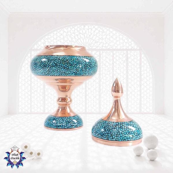 شکلات‌خوری فیروزه‌کوبی ۳۰ سانتی‌متر