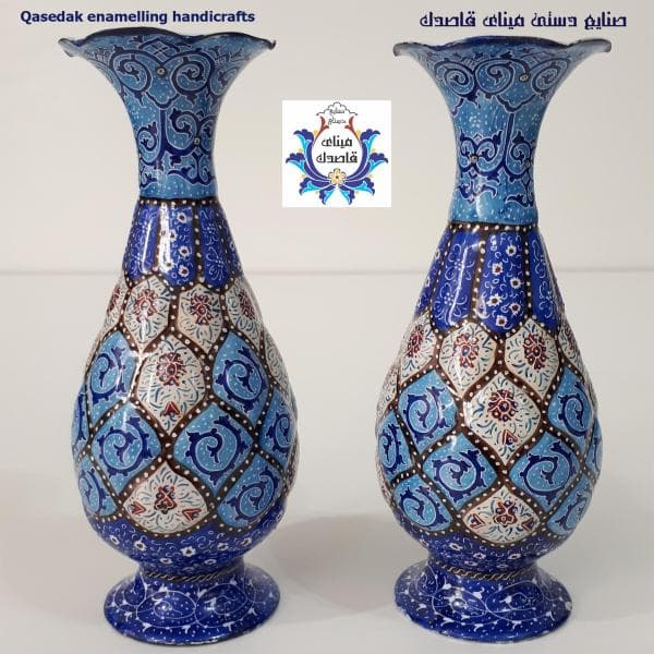 گلدان میناکاری ۱۶ سانتیمتر کد ۱۴۰۹