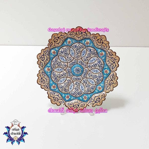 بشقاب میناکاری ۲۰ سانتیمتر کد ۱۱۶۲