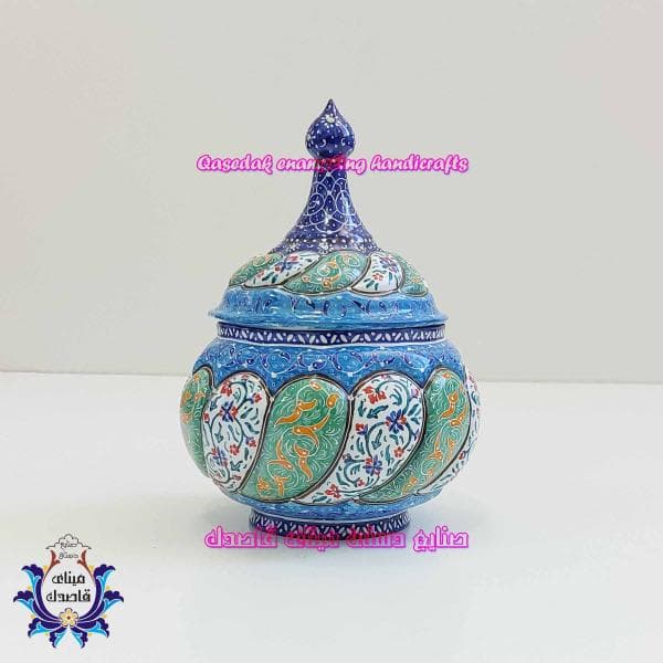 قندان میناکاری سایز متوسط کد ۲۸۲۷